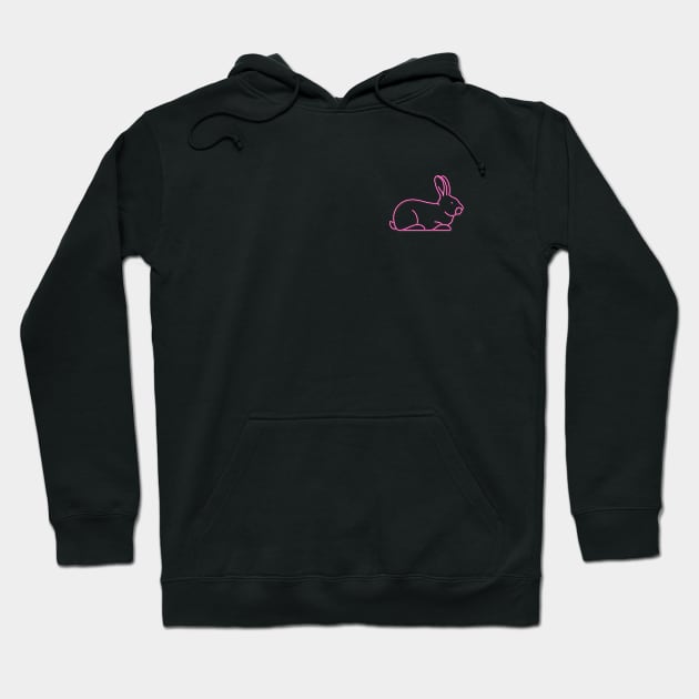 Neon Rabbit Hoodie by LR_Collections